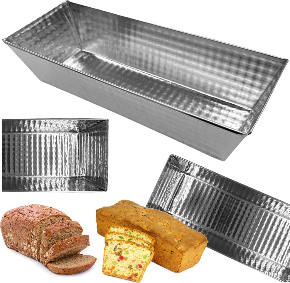 AKMA Keksówka Metalowa Klasyczna Tradycyjna Forma Blacha Pieczenia Ciast Chleba 36cm