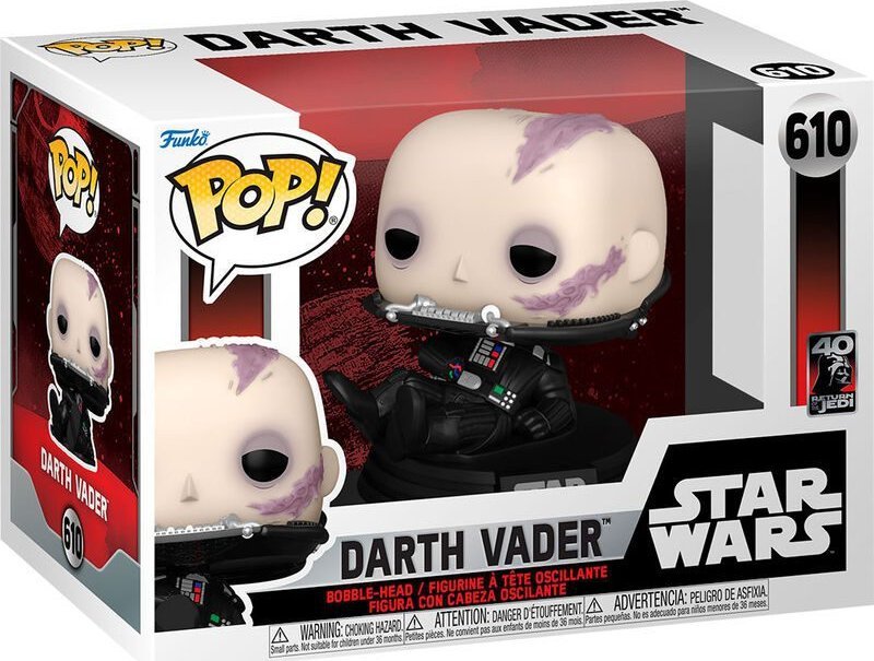 Figurka Funko Pop funko pop! star wars 6 610 darth vader "unmasked" "40th anniversary"