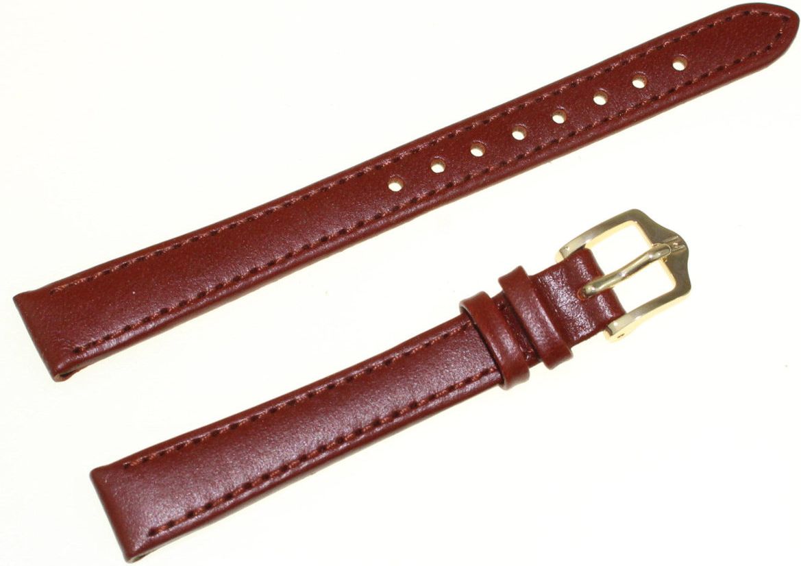 Hirsch Skórzany wodoodporny pasek do zegarka 12 mm HIRSCH Osiris 03475115-1-12