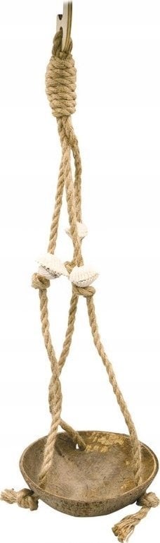 Panama Pet Panama Pet huśtawka dla ptaków z łupiny kokosa z muszlami 35 cm