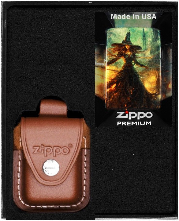 Zestaw ZIPPO Zapalniczka WITCH DESIGN Prezentowy No4