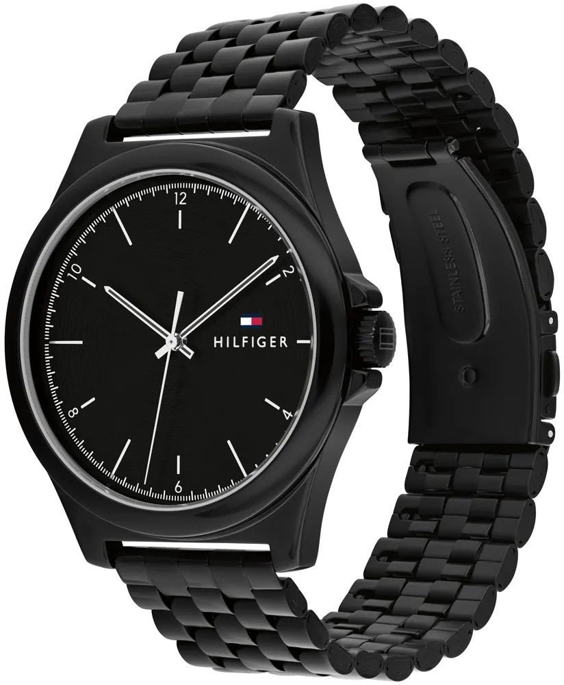 Zegarek Tommy Hilfiger Męski Zegarek Norris LE 1710613 Minimalistyczna Elegancja All-Black