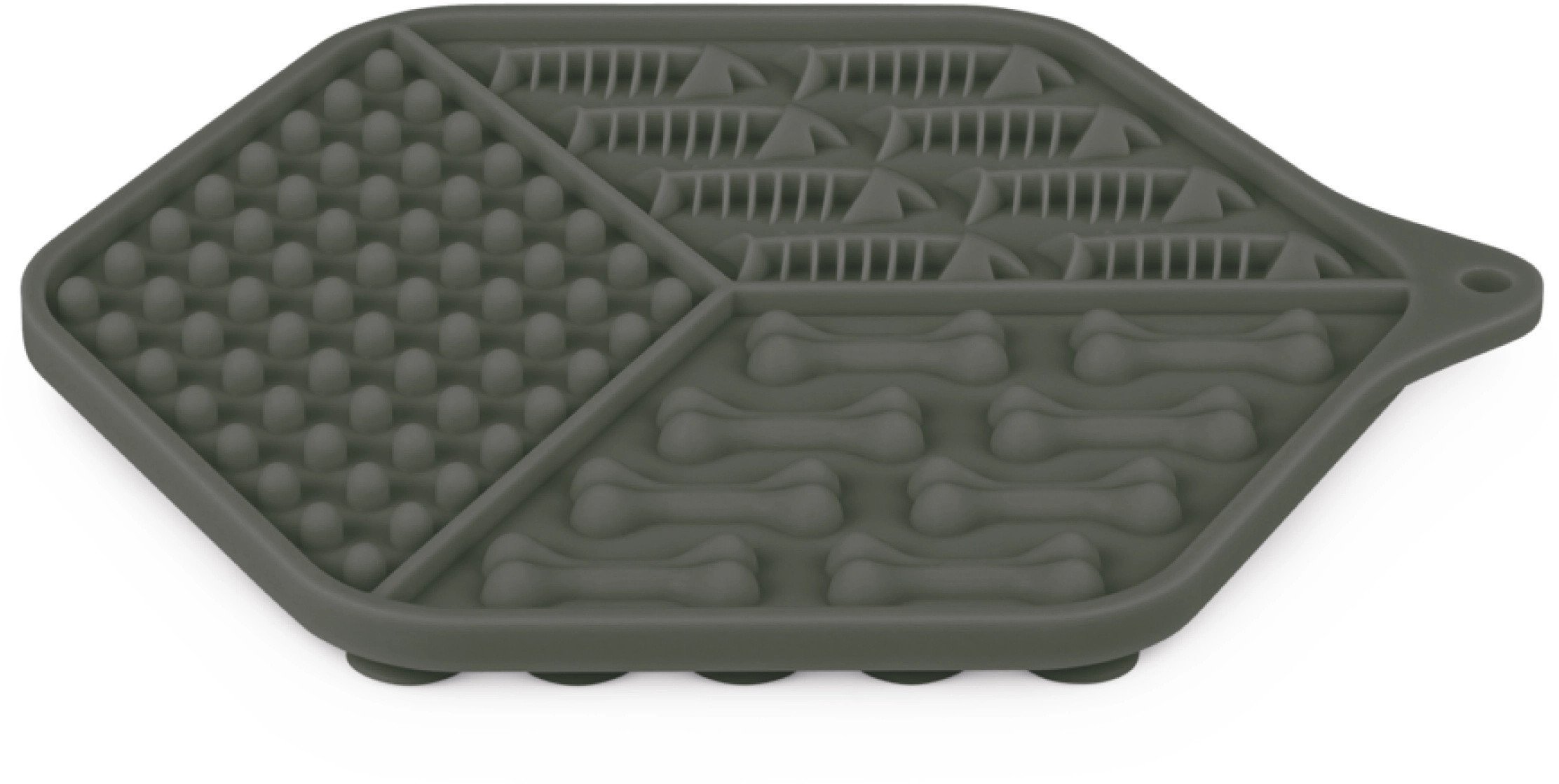 ZOLUX Silikonowa mata do lizania dla kota szara 18,5x15,5 cm