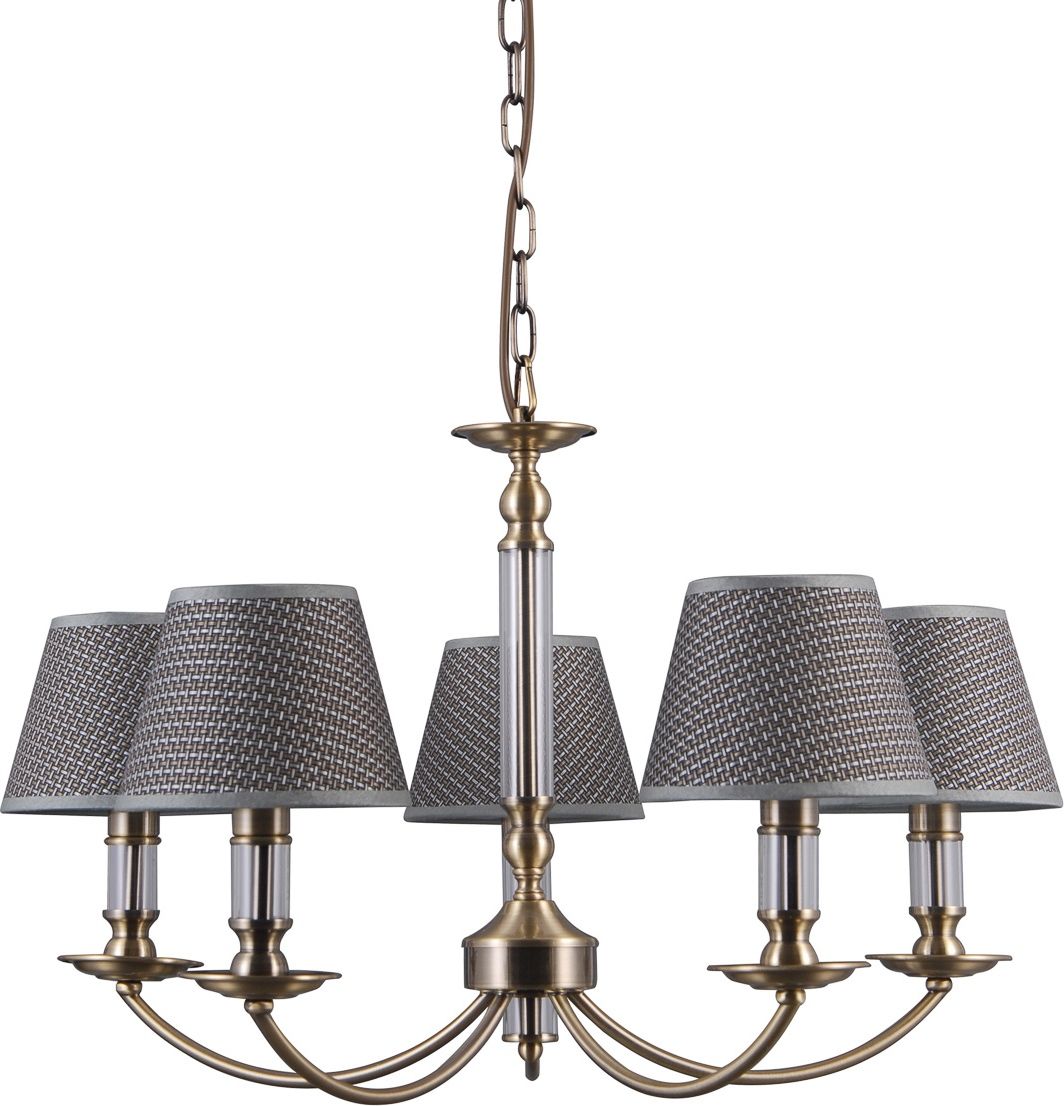 Lampa wisząca Italux Zanobi klasyczna mosiądz (PND-43272-5)