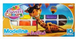 KOMA-PLAST Modelina w kostkach 10 kolorĂłw