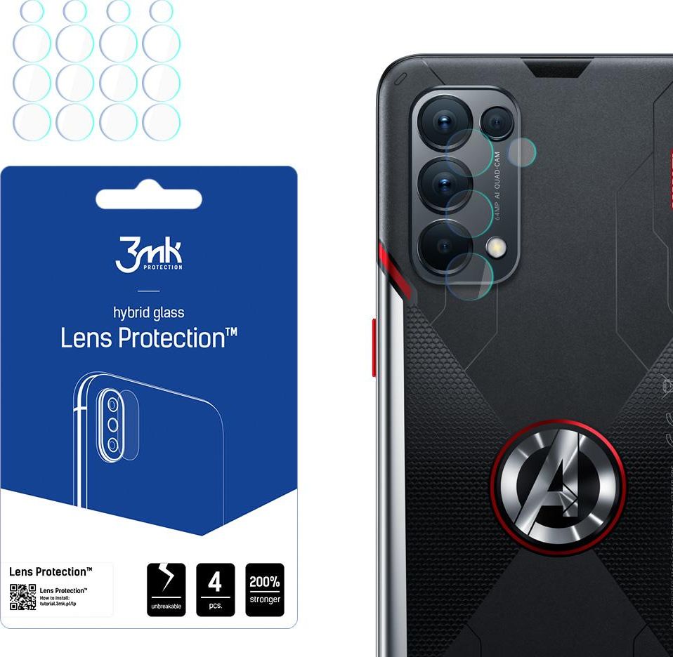 3MK Oppo Reno 5 Marvel Edition - 3mk Lens Protection