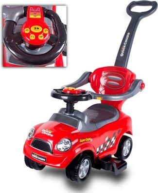 Multistore Jeździk Giga Car 3w1 Czerwony