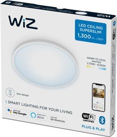 Lampa sufitowa WiZ Plafon sufitowy LED WIZ 14W SUPERSLIM okrągły [318|13]