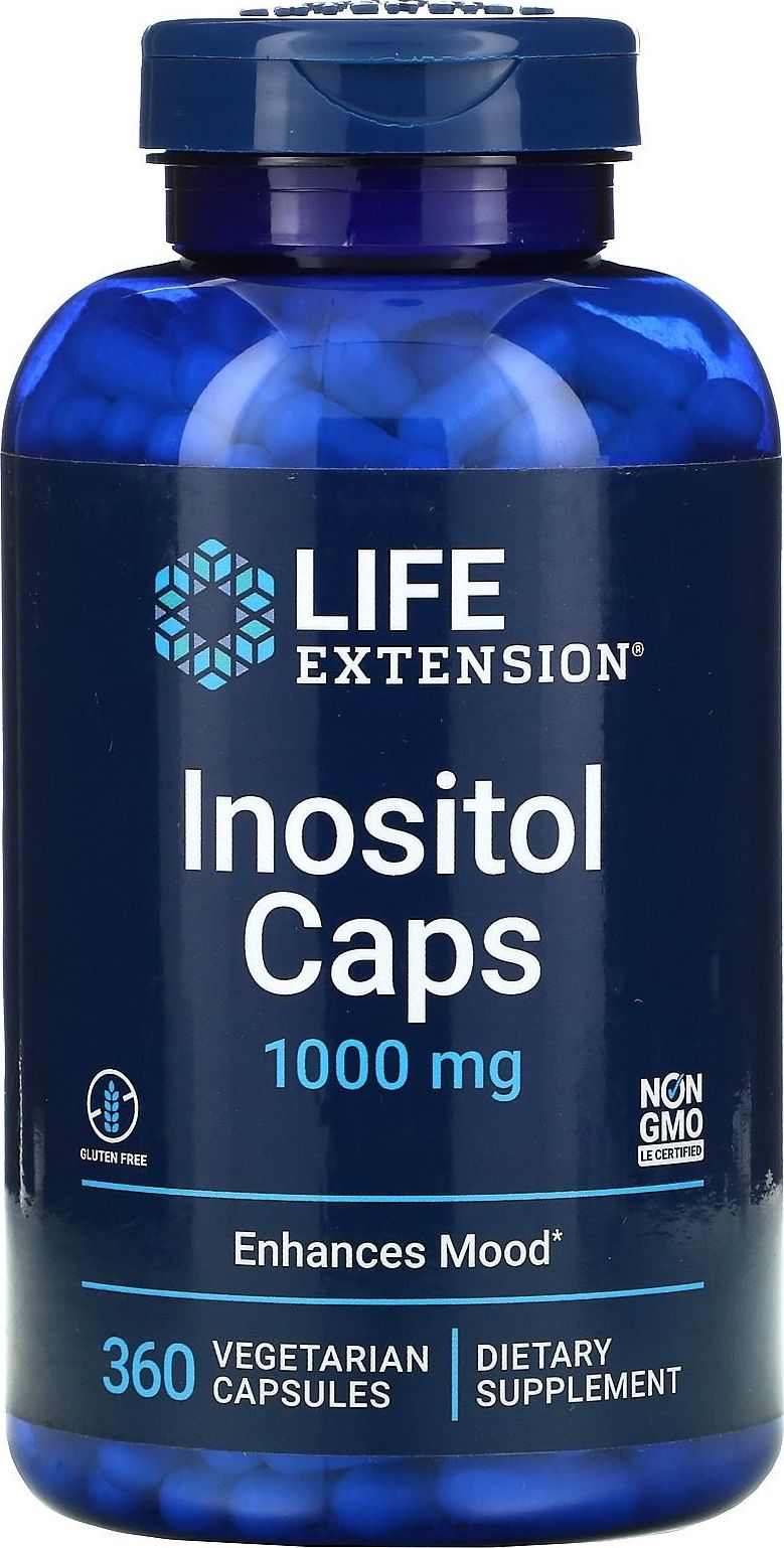 Life Extension Inozytol 1000 mg 360 kapsułek Life Extension