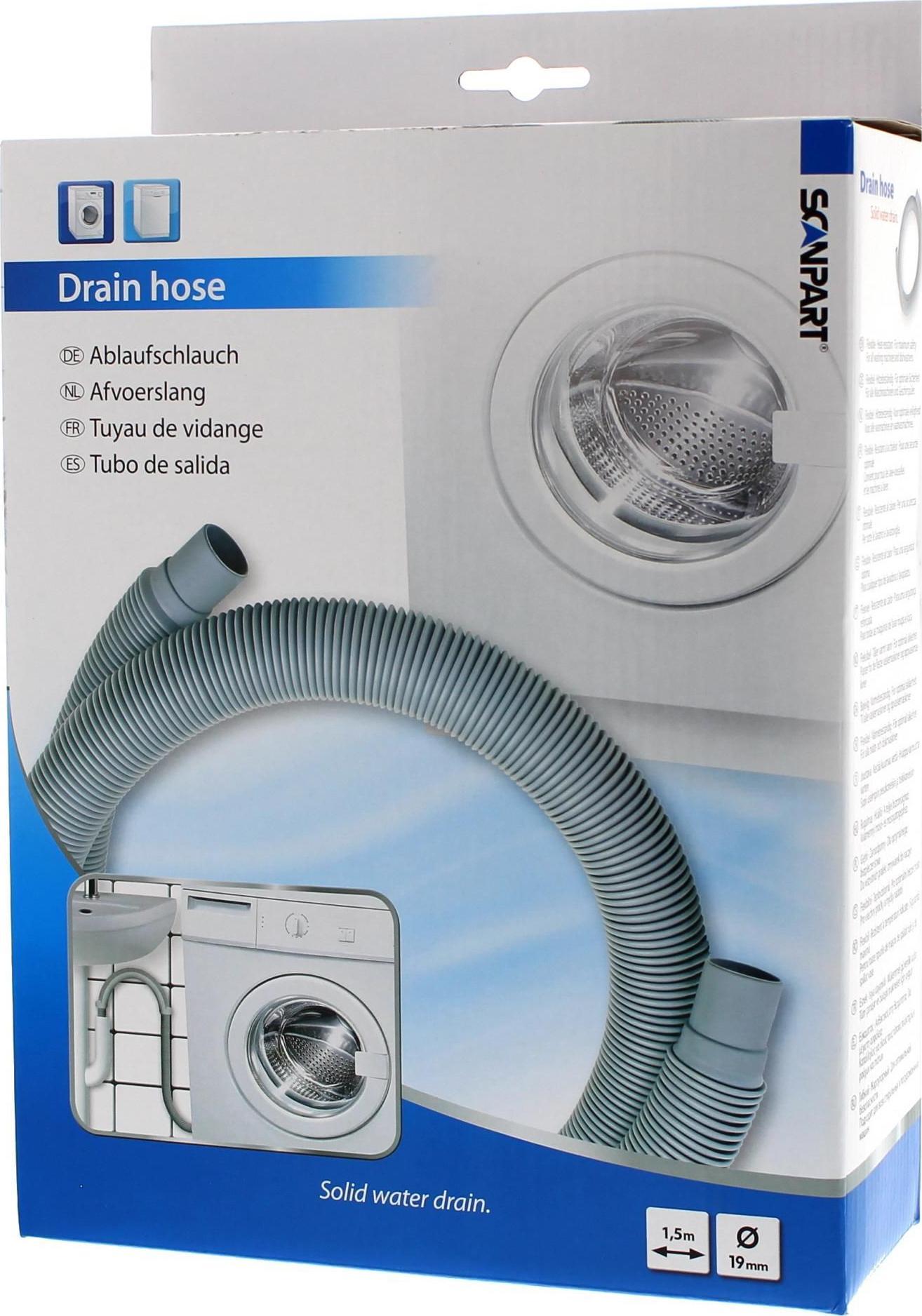 Wąż do pralki i zmywarki Scanpart odpływowy 150cm