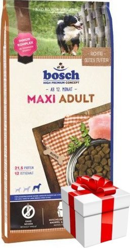 Bosch Bosch Adult Maxi, drób (nowa receptura) 15kg + Niespodzianka dla psa GRATIS