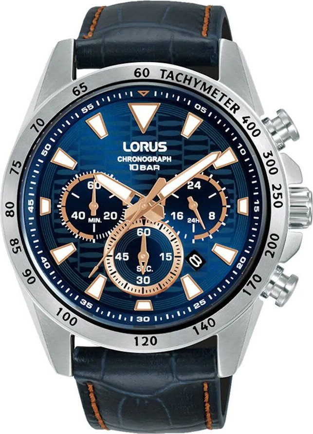 Zegarek Lorus chronograf męski RT359KX9 stalowy wodoszczelny .