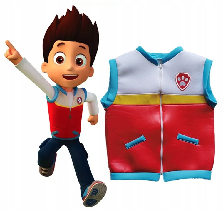 Przebranie dziecięce psi patrol ryder kamizelka kostium 98-110cm