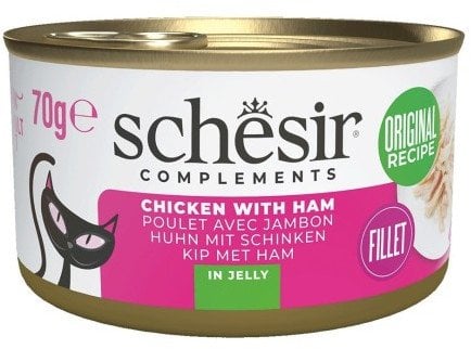 SCHESIR Adult w Galarecie Kurczak ze Szynką 70g