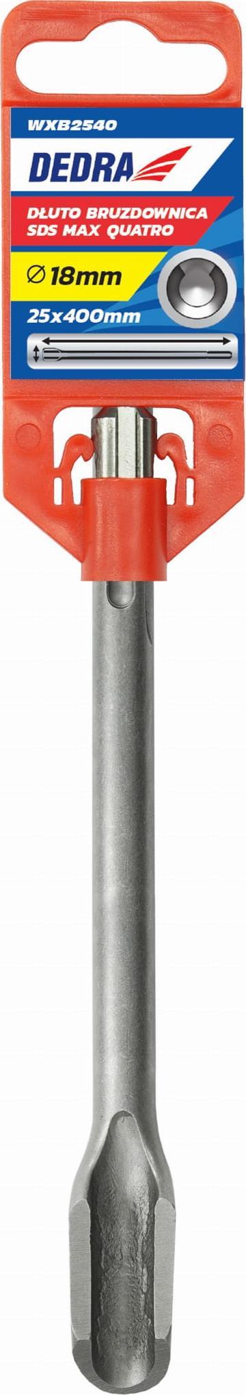 Dedra Dłuto bruzdownica SDS MAX 25x18x400mm