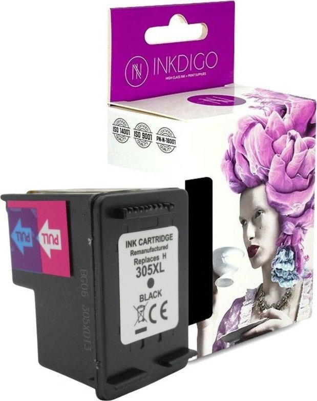 Tusz HP Tusz INKDIGO do HP 305XL (3YM62AE) Black