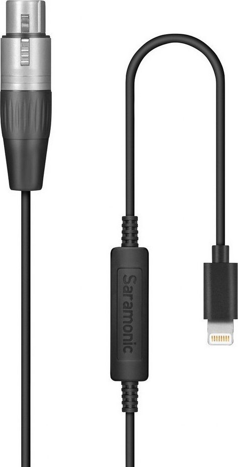Kabel Saramonic Kabel przewód audio XLR z złączem Lightning 6 m MFI