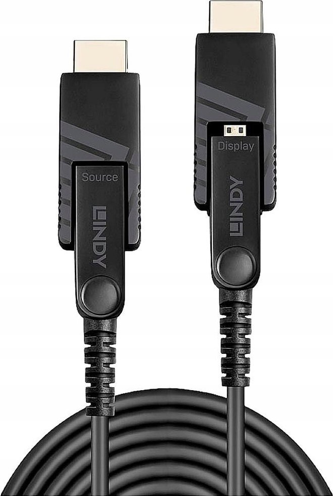 Kabel Lindy Lindy 38322 kabel HDMI 30 m HDMI Typu D (Micro) Czarny