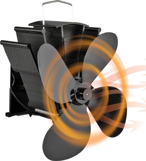 Home Life Wentylator na rurę kominową Siroc 4 do pieca kominkowego bez prądu