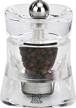 Młynek do przypraw Peugeot Młynek do pieprzu 8 cm Peugeot Baltic przezroczysty