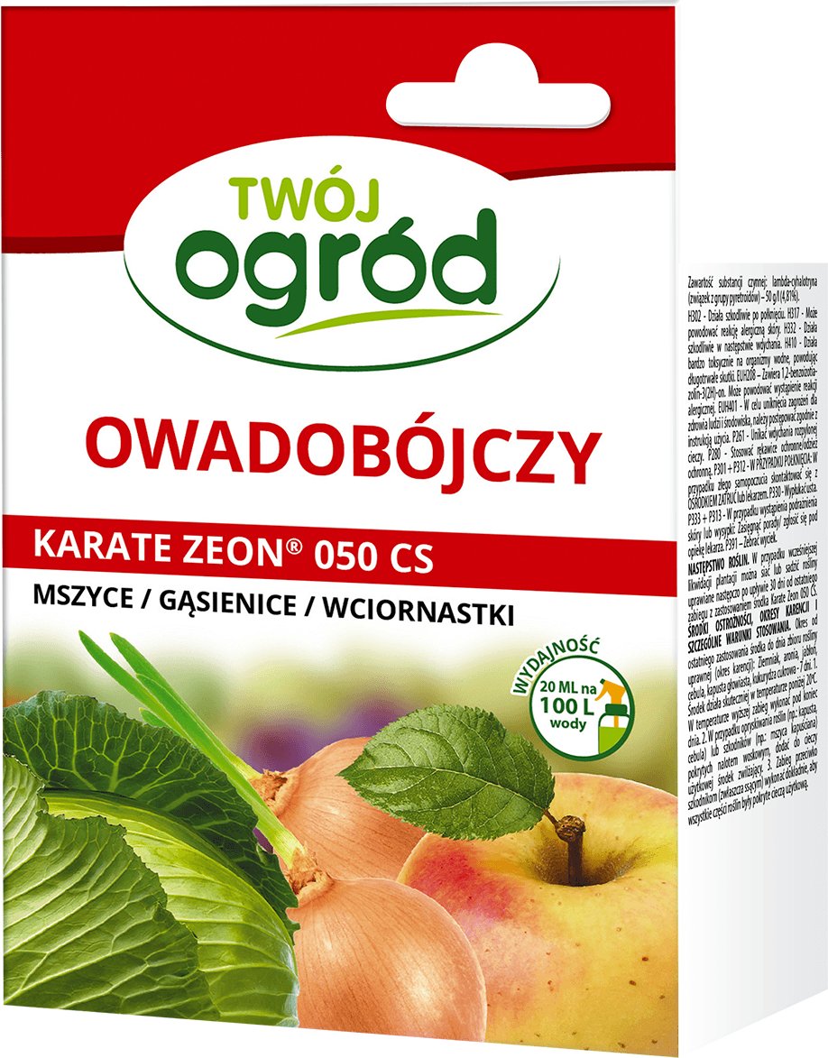 Karate Zeon 050 CS (lambda-cyhalotryna) Twój Ogród - środek owadobójczy 20ml