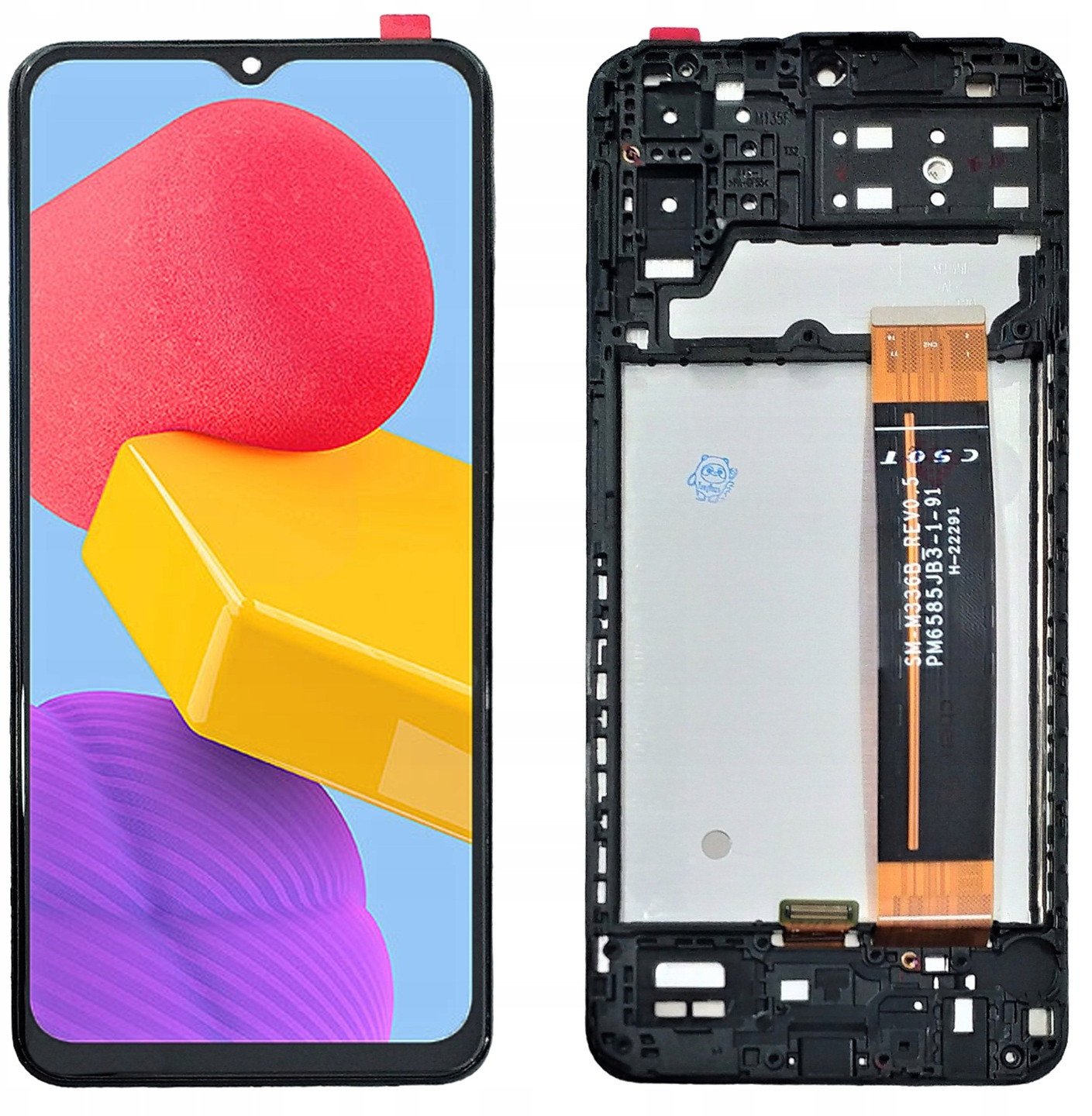 WYŚWIETLACZ EKRAN LCD DO SAMSUNG M13 4G RAMKA