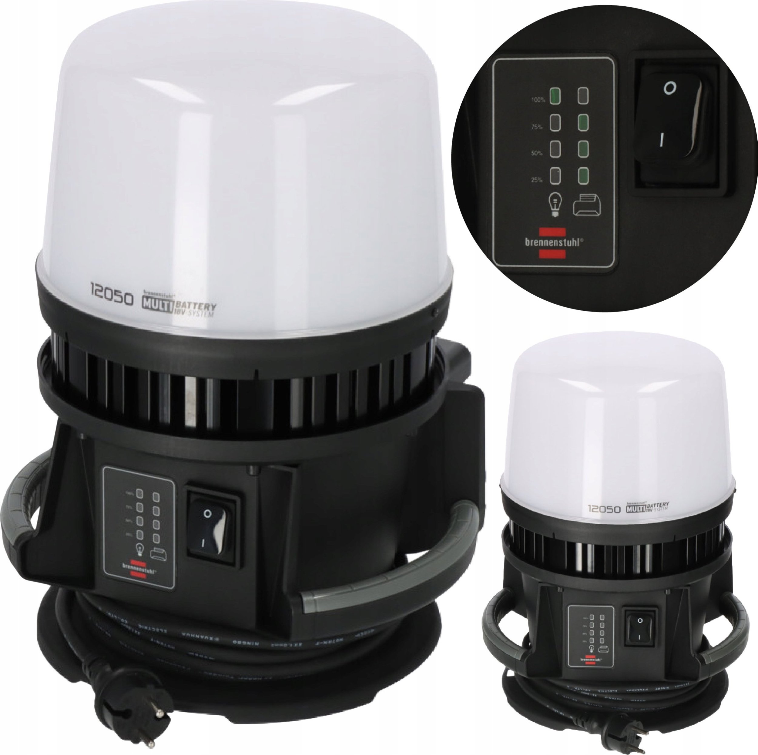 Brennenstuhl Reflektor Budowlany 12050 Mh 12000lm 100W