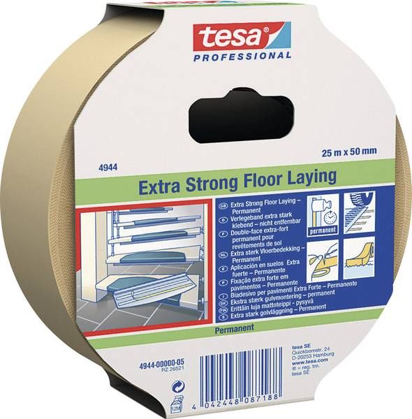 Tesa Taśma do wykładzin PROFESSIONAL extra strong mocna 10m 50mm - 04944-00002-05