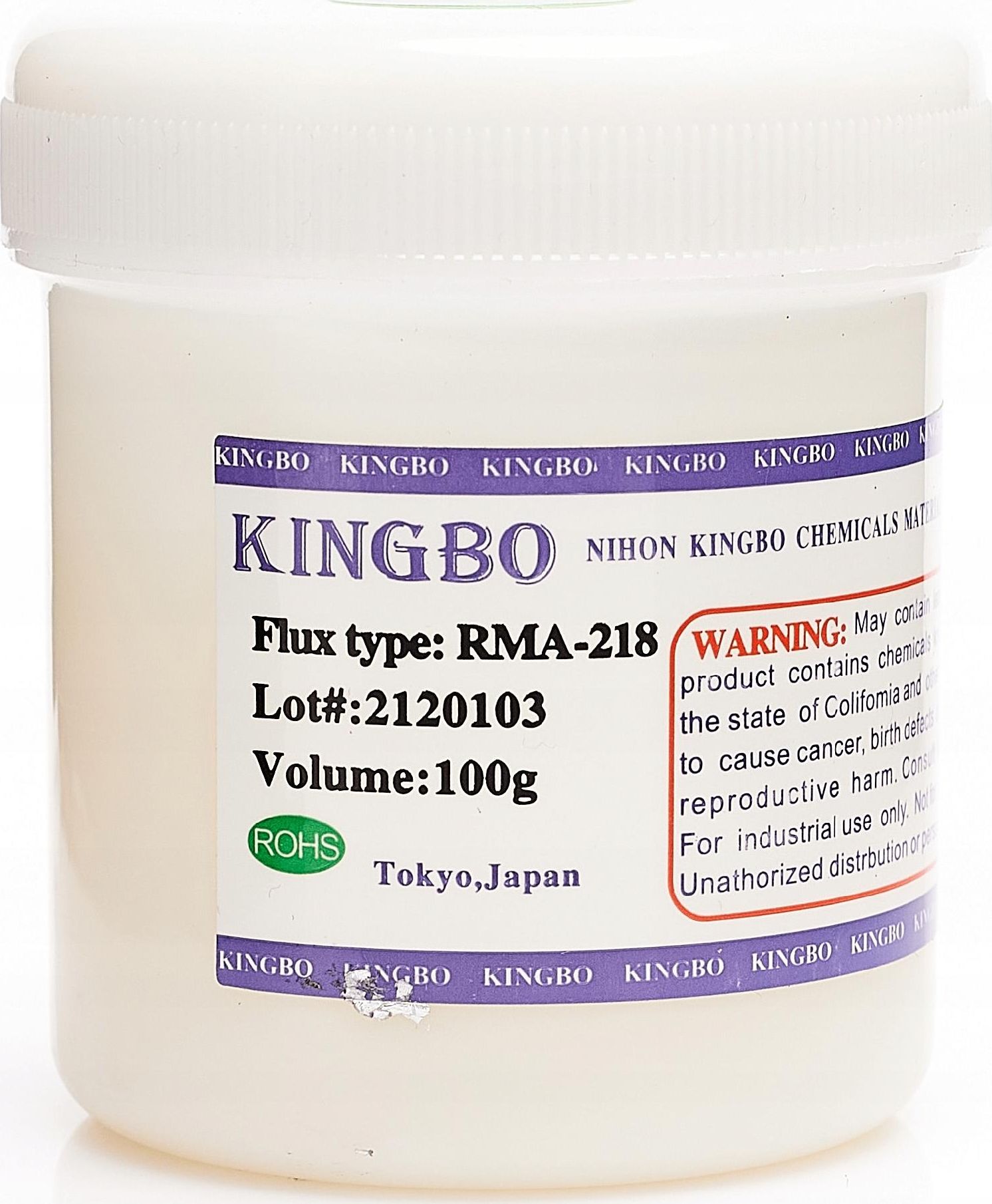 Techrebal Topnik lutowniczy KINGBO RMA-218 100g