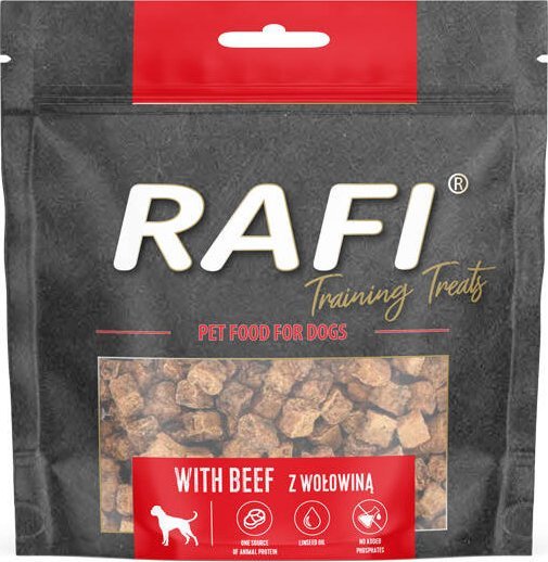 Rafi Training Treats Przysmaki treningowe z wołowiną dla psa 130 g