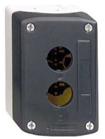 Schneider Electric Obudowa kasety 2-otworowa 22mm szara IP65 - XALD02