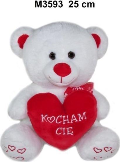 Sun-Day Maskotka Miś Kocham Cię 25cm 159250