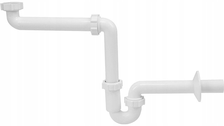 Instadrain syfon do umywalki rurowy, oszczędzający miejsce, bez spustu, odpływ fi 32 mm 2130