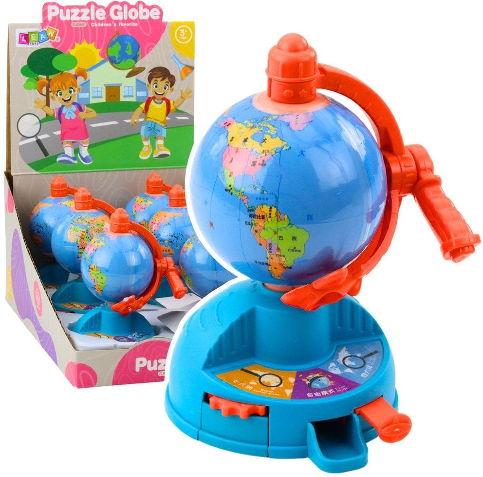 Mini Globus Obrotowe Koło Zębate Ruchomy Samolot