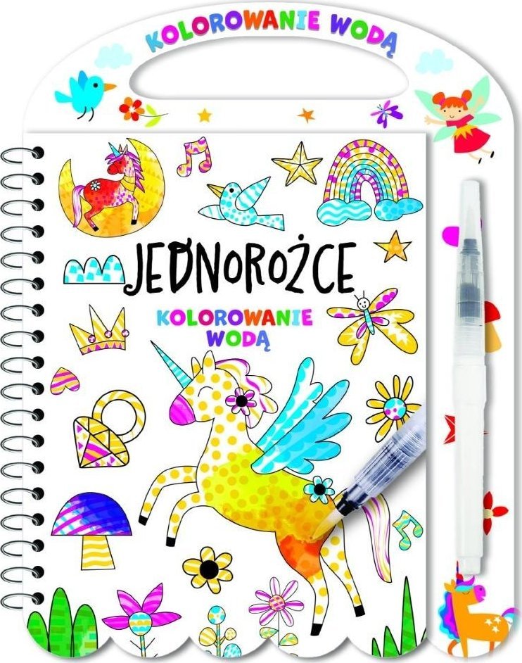 Kolorowanie wodą. Jednorożce