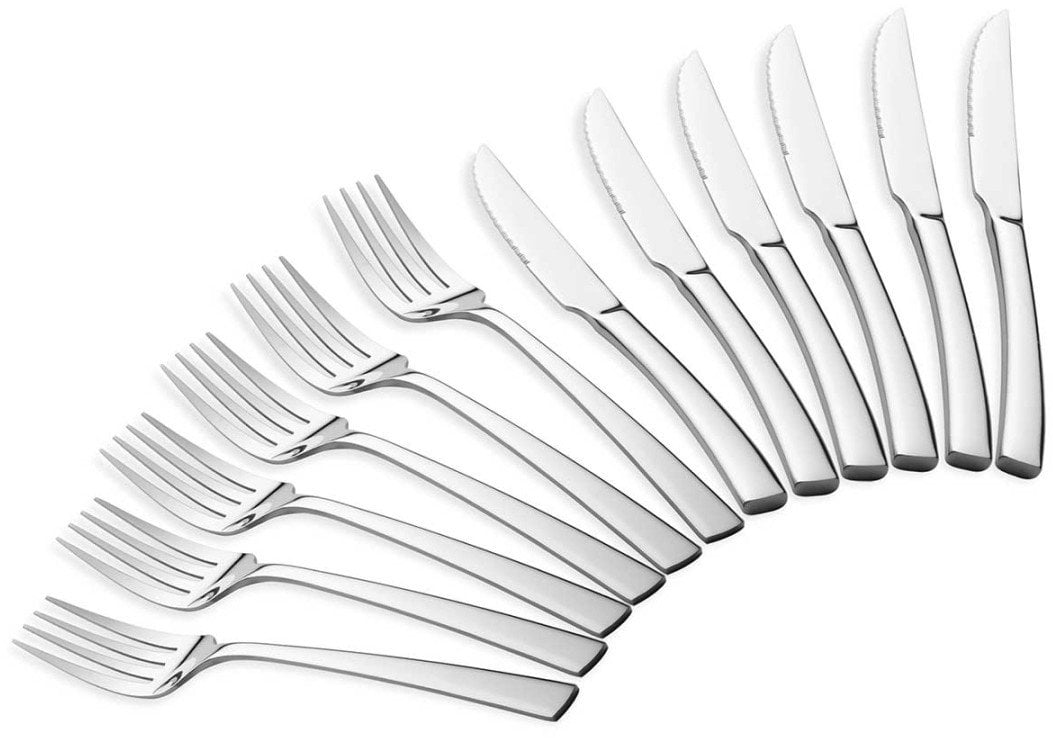 ZESTAW SZTUĆCÓW SZTUĆCE DO STEKÓW 12 szt. BERLINGER HAUS BH-3046