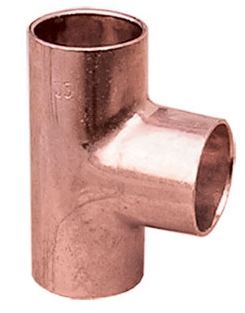Viega Trójnik 35x35x35mm miedziany - 104184