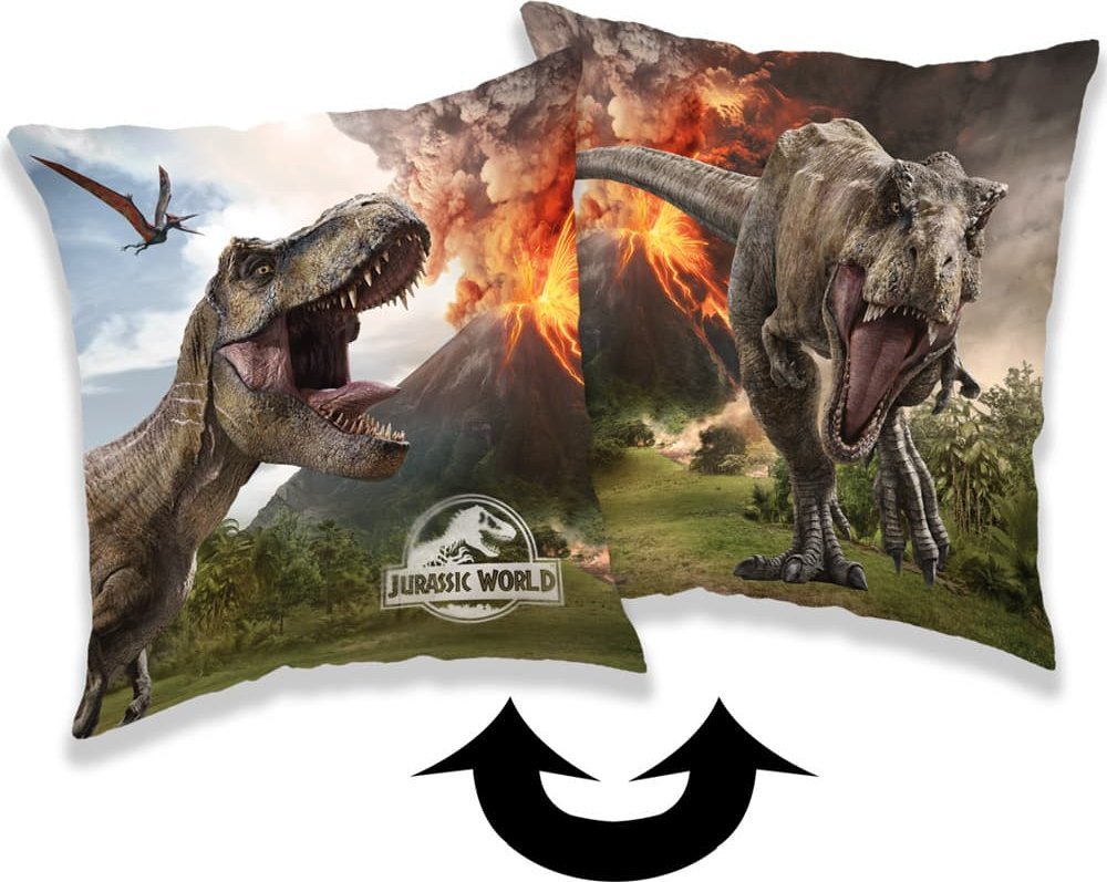 Jerry Fabrics Poduszka poliester 40x40 Jurassic World