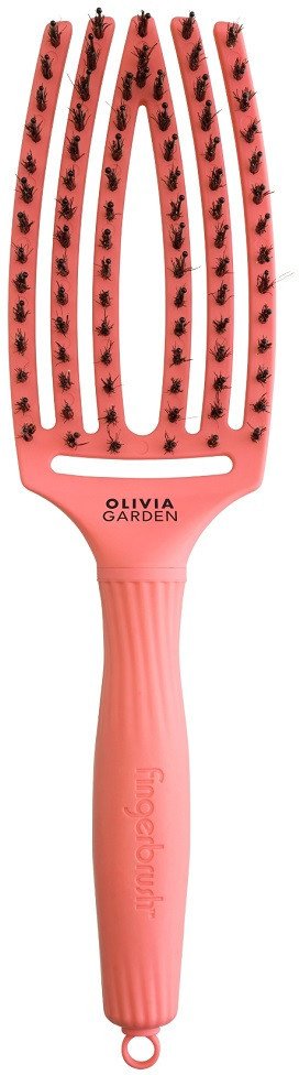 Olivia Garden FingerBrush I'm Perfection Combo Medium szczotka do rozczesywania włosów Radiant Peach