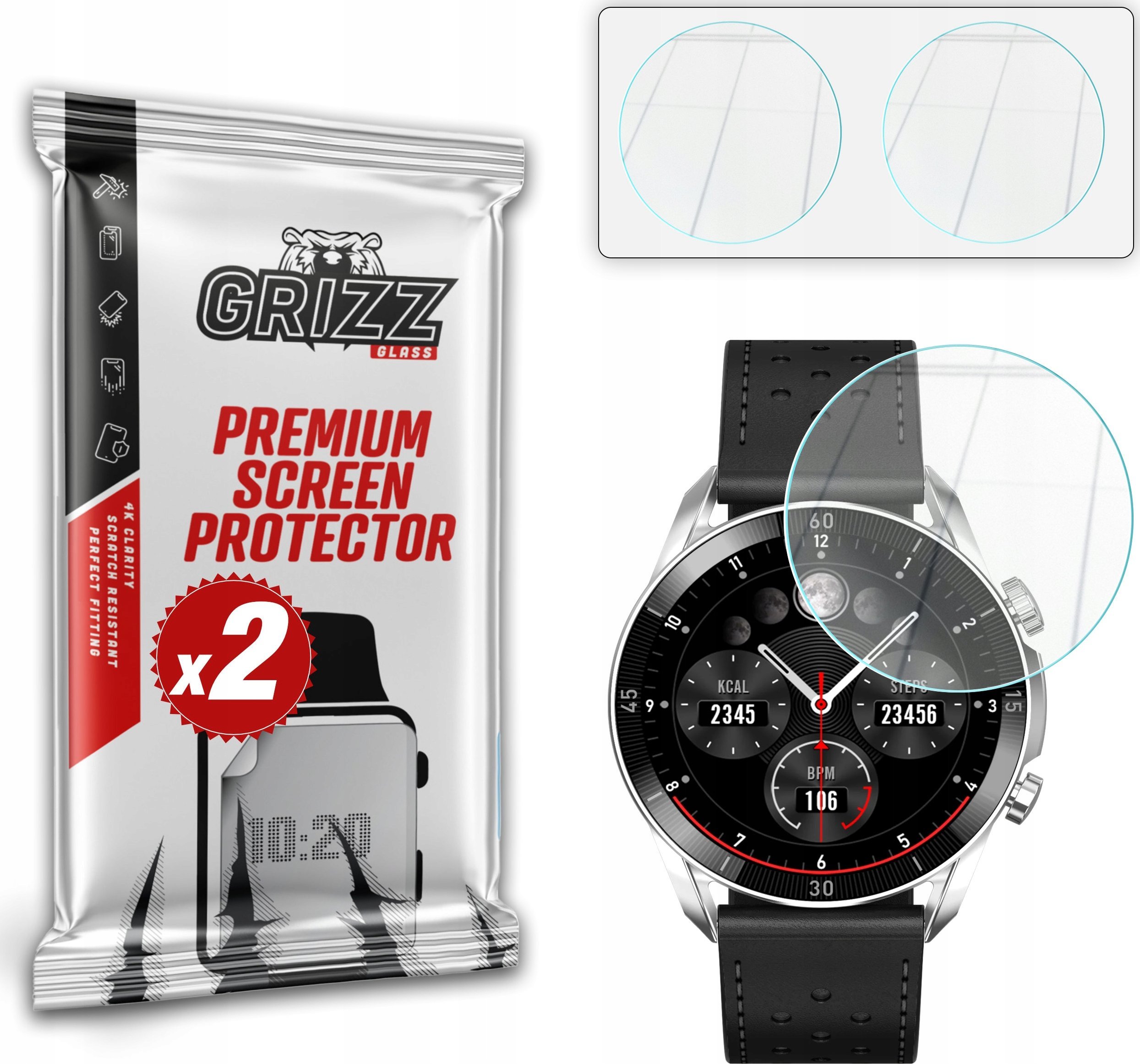 Szkło hybrydowe GrizzGlass HybridGlass do Garett V10