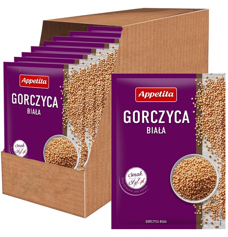 Appetita Biała gorczyca 30 g x 25 sztuk