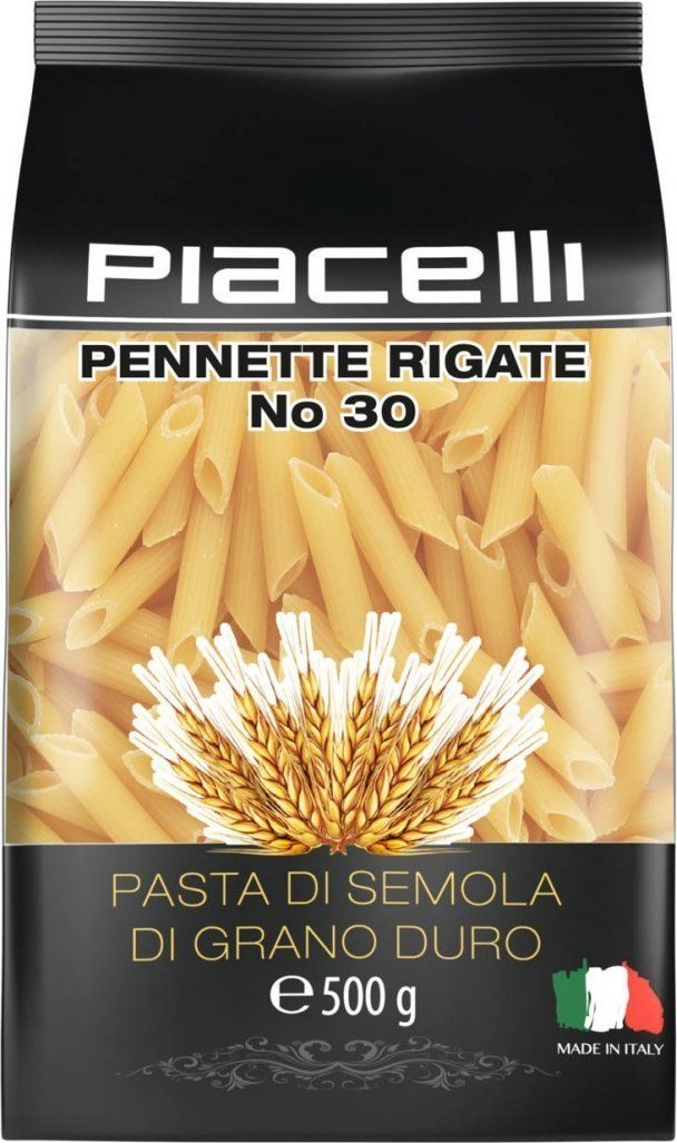 Piacelli Piacelli Pennette Rigate Makaron z Semoliny 500 g