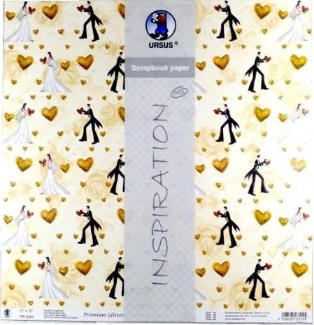 MFP paper Papier do scrapbookingu ślubne 1 5 arkuszy