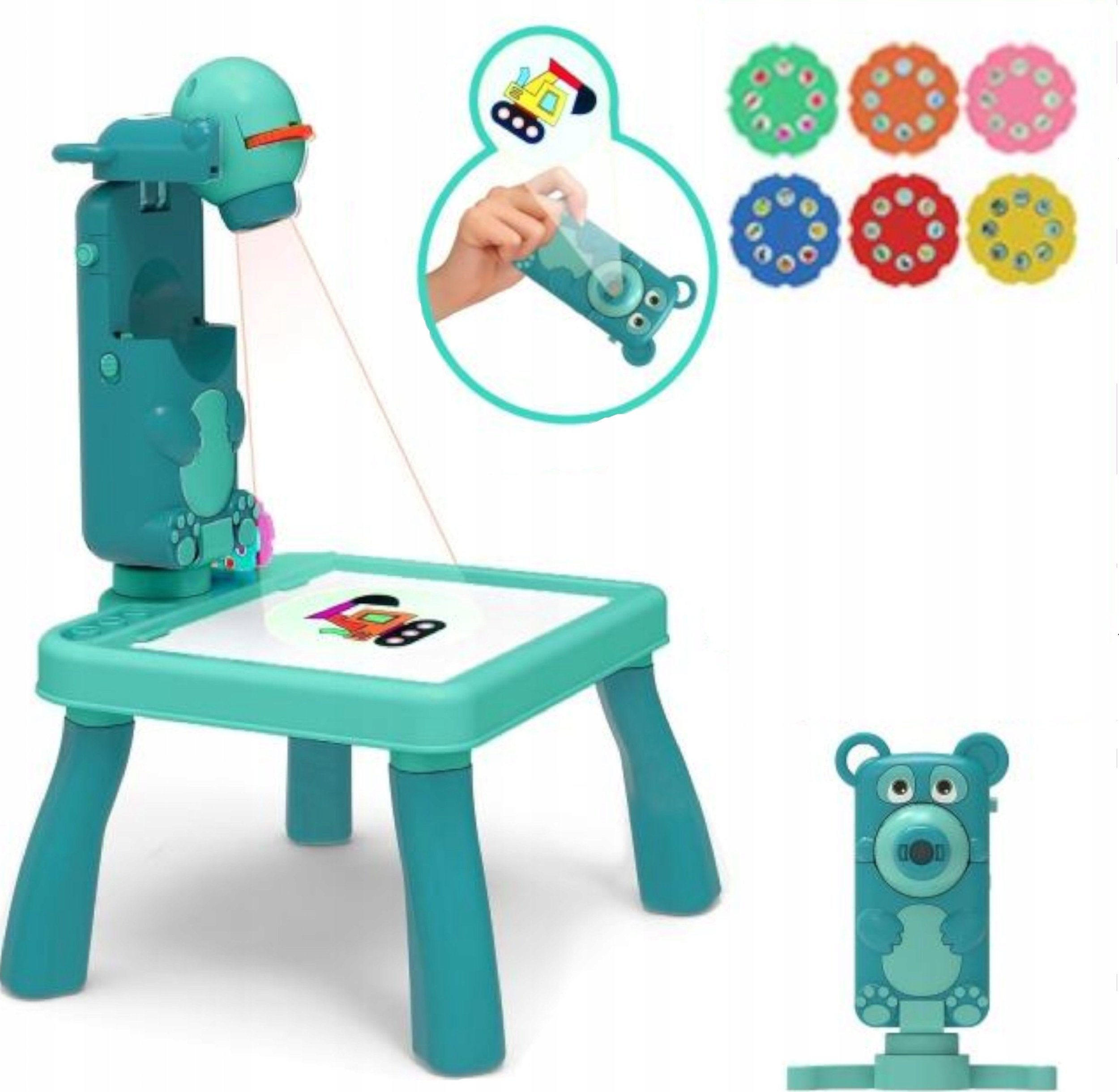 Projektor do rysowania stoli miś rzutnik 2200-9Z