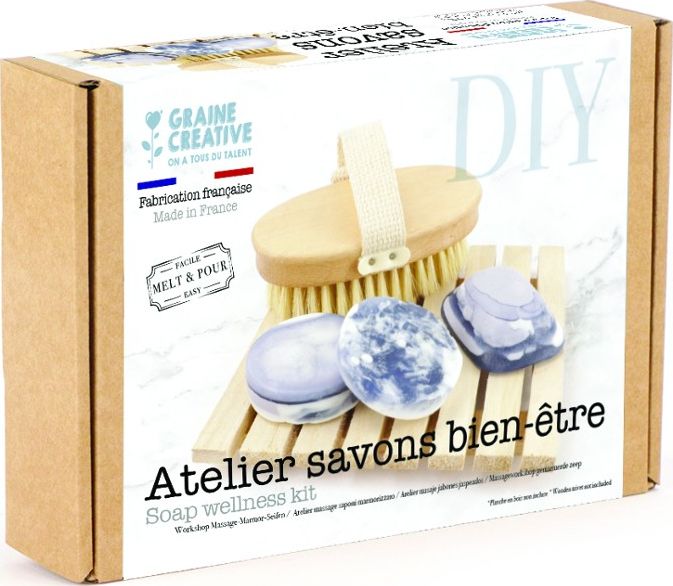 Graine Creative Zestaw Mydlany ze Szczotką