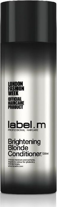 Label m Plaukų kondicionierius šviesiaplaukėms Label.m Brightening Blonde 200 ml