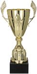 Tryumf Puchar metalowy złoty z przykrywką 4126/CP