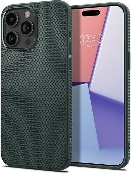 Spigen Spigen Liquid Air iPhone 15 Pro Max 6.7" zielony/abyss green ACS06564