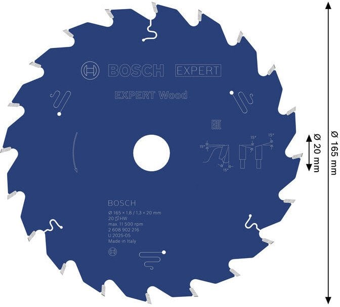 TARCZA PILARSKA EX WO H 165x20-20