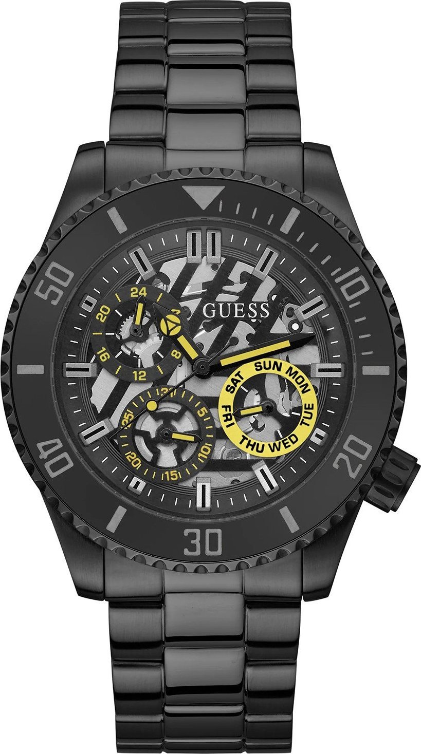 Zegarek Guess Zegarek męski Guess GW0488G3 czarny